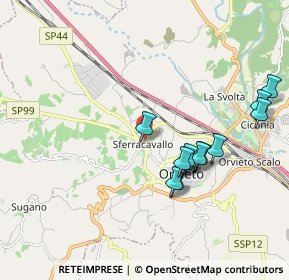 Mappa Via Ombrone, 05018 Orvieto TR, Italia (1.94583)
