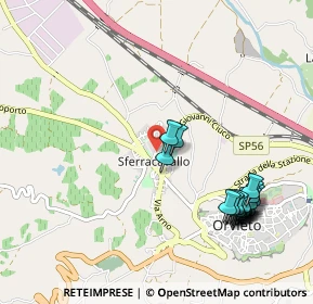 Mappa Via Ombrone, 05018 Orvieto TR, Italia (1.209)
