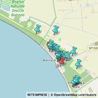 Mappa Via delle Colonie, 58100 Marina di Grosseto GR, Italia (2.106)