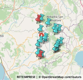 Mappa SP10, 58055 Semproniano GR, Italia (11.2885)
