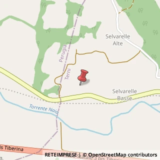 Mappa Località Selvarelle Alte, 48, 05021, 05021 Acquasparta, Terni (Umbria)