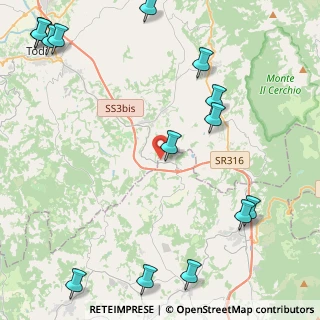 Mappa Località Selvarelle Alte, 05021 Acquasparta TR, Italia (6.58571)