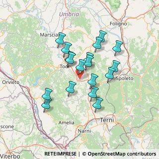 Mappa Località Selvarelle Alte, 05021 Acquasparta TR, Italia (12.22833)