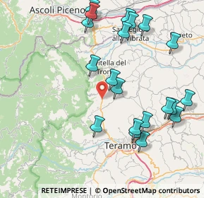 Mappa 64012 Campovalano TE, Italia (9.3855)