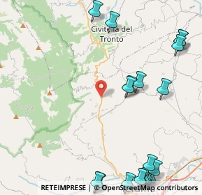Mappa 64012 Campovalano TE, Italia (6.58)