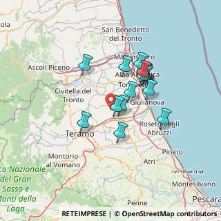 Mappa 64020 Bellante TE, Italia (11.33867)
