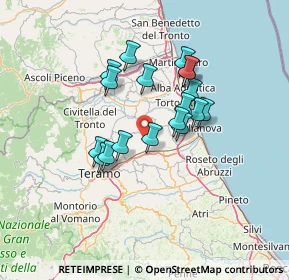 Mappa 64020 Bellante TE, Italia (11.33333)