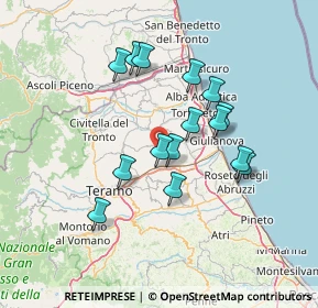Mappa 64020 Bellante TE, Italia (12.68333)