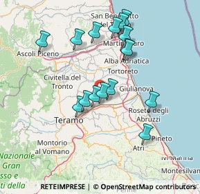 Mappa 64020 Bellante TE, Italia (14.455)