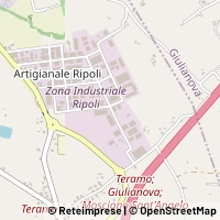 Mapa Mosciano Sant'Angelo