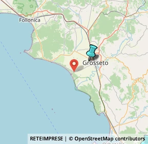 Mappa Via della Corvetta, 58100 Grosseto GR, Italia (51.89833)