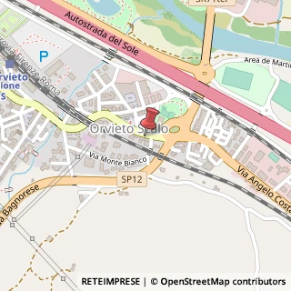 Mappa Via Angelo Costanzi, 64, 05018 Orvieto, Terni (Umbria)