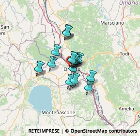 Mappa Via Arno, 05018 Orvieto TR, Italia (7.9325)