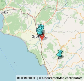 Mappa Strada Comunale Grancia, 58100 Grosseto GR, Italia (7.58636)