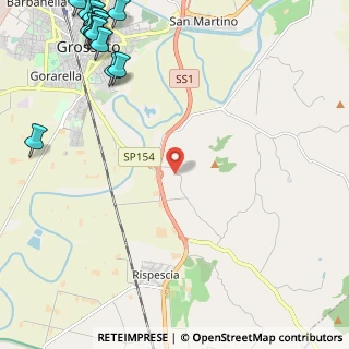Mappa Strada Comunale Grancia, 58100 Grosseto GR, Italia (3.86467)
