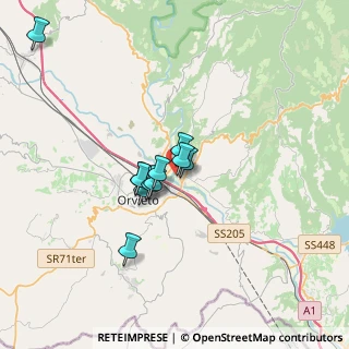 Mappa Via dei Peri, 05018 Orvieto TR, Italia (2.58545)