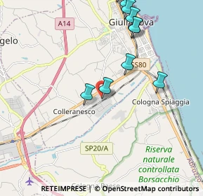 Mappa Via Dolomiti, 64021 Giulianova TE, Italia (2.61167)