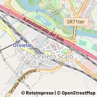 Mapa Orvieto