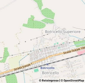 Mappa Via Rinascimento, 88070 Botricello CZ, Italia (0.31667)