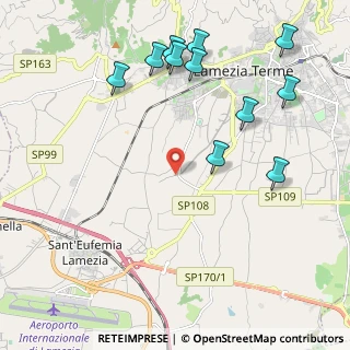 Mappa Via Savutano snc, 88046 Lamezia Terme CZ, Italia (2.73636)