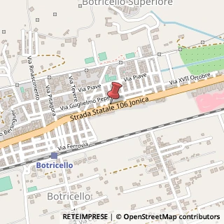 Mappa Strada Statale 106 Jonica, 206, 88070 Botricello, Catanzaro (Calabria)
