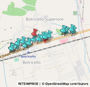 Mappa Via Giolitti, 88070 Botricello CZ, Italia (0.487)