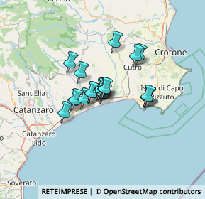 Mappa Via Giolitti, 88070 Botricello CZ, Italia (8.8635)