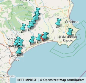 Mappa Via Giolitti, 88070 Botricello CZ, Italia (15.584)