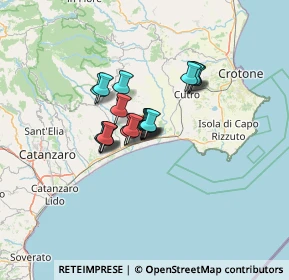 Mappa Via Giolitti, 88070 Botricello CZ, Italia (8.372)