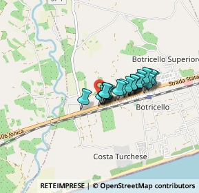 Mappa Contrada Votro, 88070 Botricello CZ, Italia (0.5535)