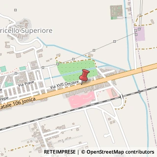 Mappa Via Nazionale, 331, 88070 Botricello, Catanzaro (Calabria)