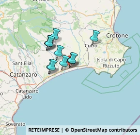 Mappa Via Confalonieri, 88070 Botricello CZ, Italia (9.64545)