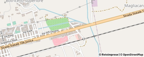 Mappa Botricello