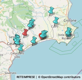 Mappa Via Aldo Moro, 88070 Botricello CZ, Italia (15.4275)