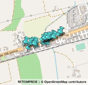 Mappa SS106, 88070 Botricello CZ, Italia (0.11071)