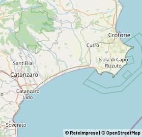 Mappa 88070 Botricello CZ, Italia (11.2845)