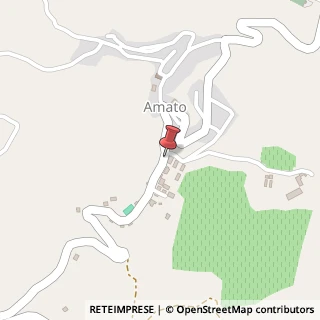 Mappa Via Francesco Cappellano, 5, 88040 Amato CZ, Italia, 88040 Amato, Catanzaro (Calabria)