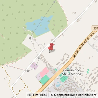 Mappa Strada Statale 195 Sulcitana km 39,600, 18, 09010 Pula, Cagliari (Sardegna)