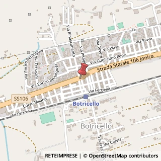 Mappa Via de riso 18, 88070 Botricello, Catanzaro (Calabria)