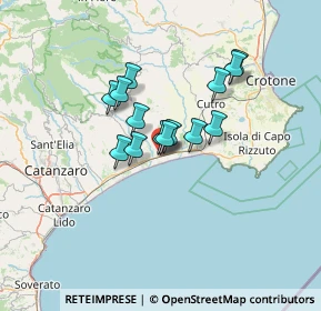 Mappa Via Venezia, 88070 Botricello CZ, Italia (10.22857)