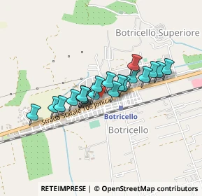 Mappa Via Venezia, 88070 Botricello CZ, Italia (0.3495)