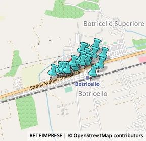 Mappa Via Venezia, 88070 Botricello CZ, Italia (0.223)