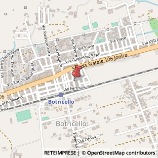 Mappa Via Bologna, 31, 88070 Botricello CZ, Italia, 88070 Botricello, Catanzaro (Calabria)