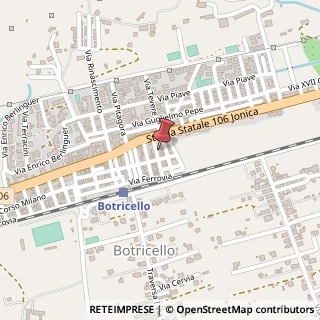 Mappa Via Ludovisi, 19, 88070 Botricello, Catanzaro (Calabria)