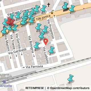 Mappa Via Borgo Nuovo, 88070 Botricello CZ, Italia (0.08621)