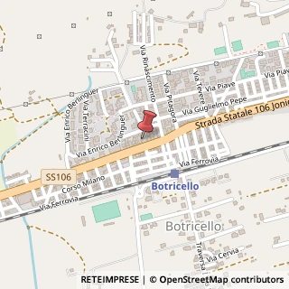 Mappa Vico Nazionale, 88070 Botricello, Catanzaro (Calabria)