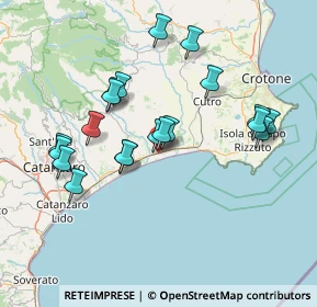 Mappa Via I Marina, 88070 Botricello CZ, Italia (15.697)