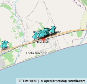 Mappa Via Marina I, 88070 Botricello CZ, Italia (0.98)