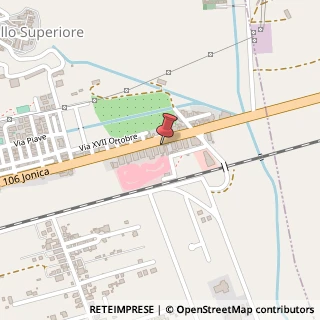 Mappa Via Nazionale, 25, 88070 Botricello, Catanzaro (Calabria)