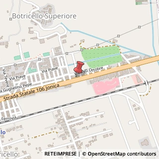 Mappa Via Nazionale, 128, 88070 Botricello, Catanzaro (Calabria)